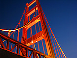  Fotografie Sehenswürdigkeit  von San Francisco Statisches Meisterwerk: Die Golden Gate Bridge