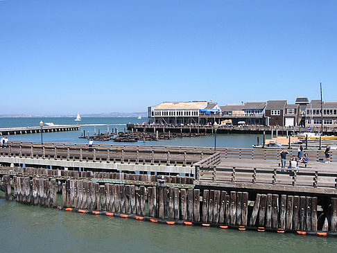 Fishermans Pier 39 bis 45 - Kalifornien (San Francisco)