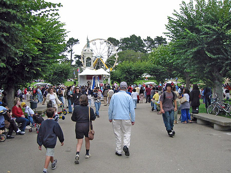 Foto Golden Gate Park mit Botanischen Garten - San Francisco