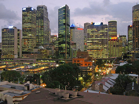 Skyline am Abend - Neusüdwales (Sydney)