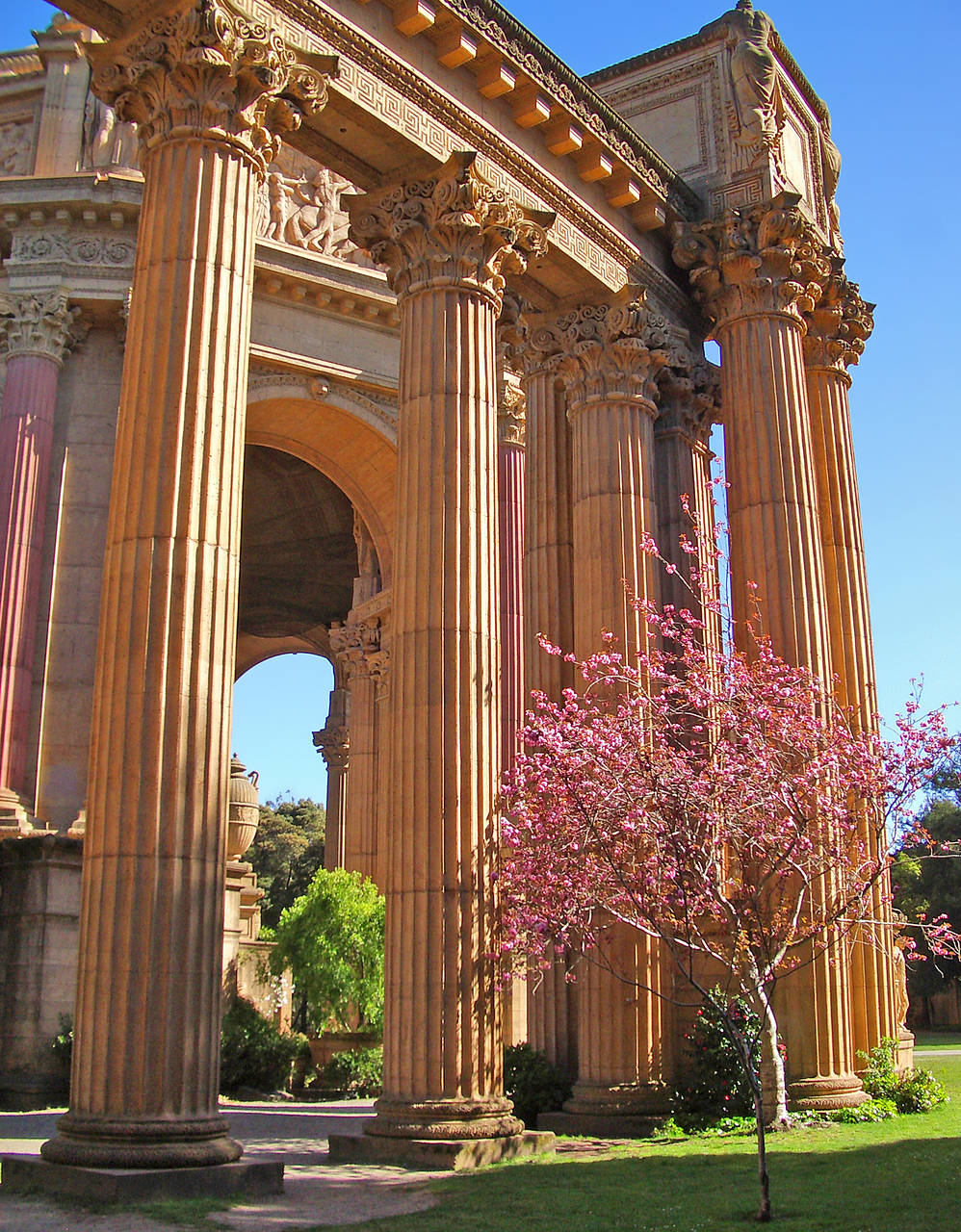 Palace of Fine Arts Bild Attraktion  San Francisco 