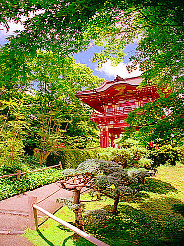 Japanese Tea Garden Fotografie Sehenswürdigkeit  